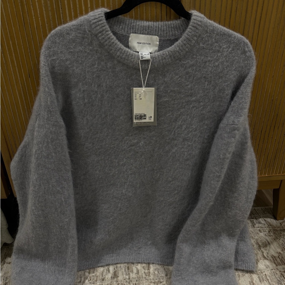 H&M Mohair Gray Women's Sweater NWT
